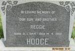 HODGE Reggie 1944-1960