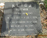 HOFFMAN Alida nee VAN ASWEGEN 1917-1974