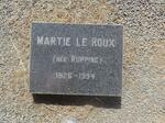 ROUX Martie, le nee RUPPING 1926-1994