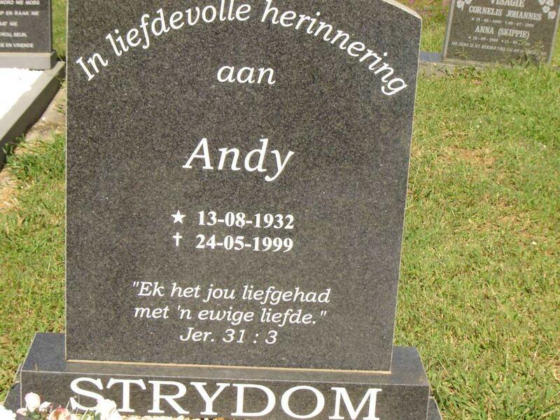 STRYDOM Andy 1932-1999