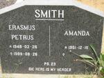 SMITH Erasmus Petrus 1948-1999 & Amanda 1951