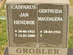GROBLER Casparus Jan Hendrik 1923-2000 & Gertruida Magdalena 1924-