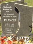 SCHOLTZ Francis 1925-2000