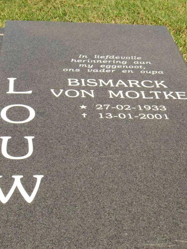 LOUW Bismarck von Moltke 1933-2001