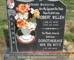 KRUGER Robert Willem 1949-2012 & Dorothea M.E. DE WITT 1944 -