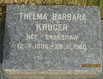 KRUGER Thelma Barbara BRADSHAW 1906-1960