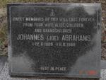 ABRAHAMS Johannes 1909-1999