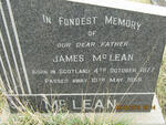 McLEAN James 1877-1969