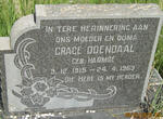 ODENDAAL Grace nee HARMSE 1915-1963