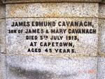 CAVANAGH James Edmund -1913