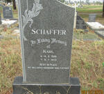 SCHAFFER Karl 1926-1972