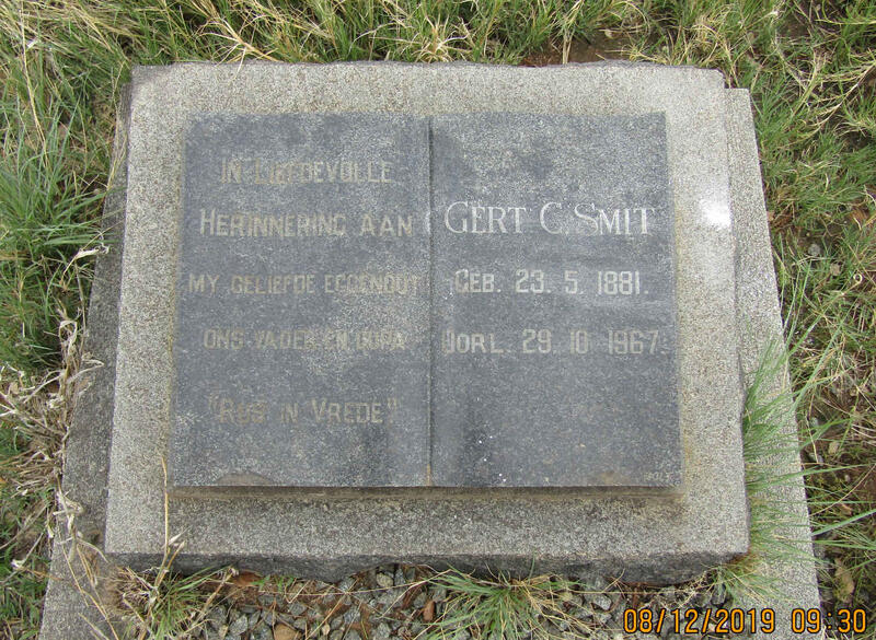 SMIT Gert C. 1881-1967