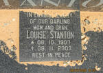 STANTON ? 1903-1966 & Louise 1907-2003