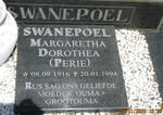 SWANEPOEL Adriaan Johannes 1912-1964 & Margaretha Dorothea PERIE 1916-1994