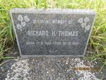 THOMAS Richard H. 1890-1959
