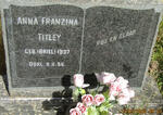 TITLEY Anna Franzina nee BRIEL 1907-1956