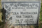 TONDER Heila Magdalena, van 1918-1957
