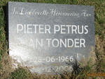 TONDER Pieter Petrus, van 1966-2006