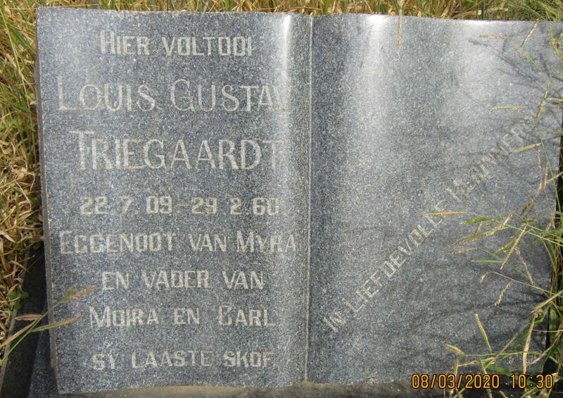 TRIEGAARDT Louis Gustav 1909-1960