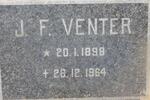 VENTER J.F. 1898-1964