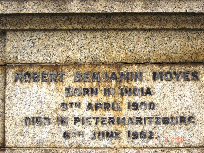 MOYES Robert Benjamin 1900-1962