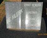 KLERK Gerrit Hendrik Jacobus, de 1921-1979 & Martha Magdalena 1921-2016