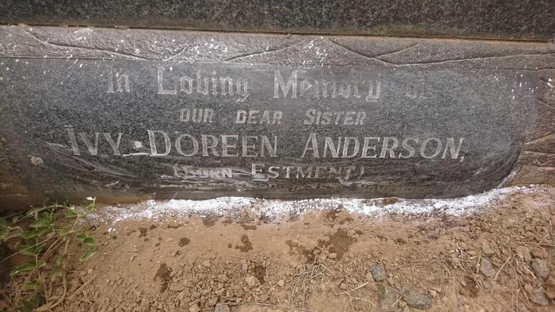 ANDERSON Ivy Moreen nee ESTMENT 1903-1968