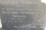 NIEMAND Dick Barend 1913-1972 & Wilhelmina Petronella BOSCH 1913-1966