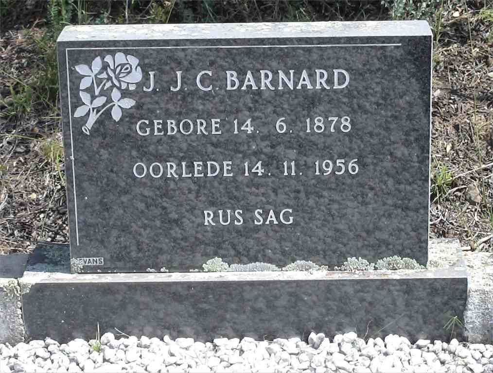 BARNARD J.J.C. 1878-1956