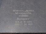 BOSHOFF Martha Maria Magdalena nee STRYDOM 1904-1983