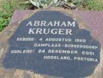 KRUGER Abraham 1922-2001