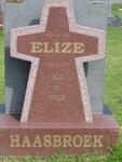 HAASBROEK Elize 1926-2003