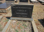 HENDRIKS Cornelia M. 1903-1981