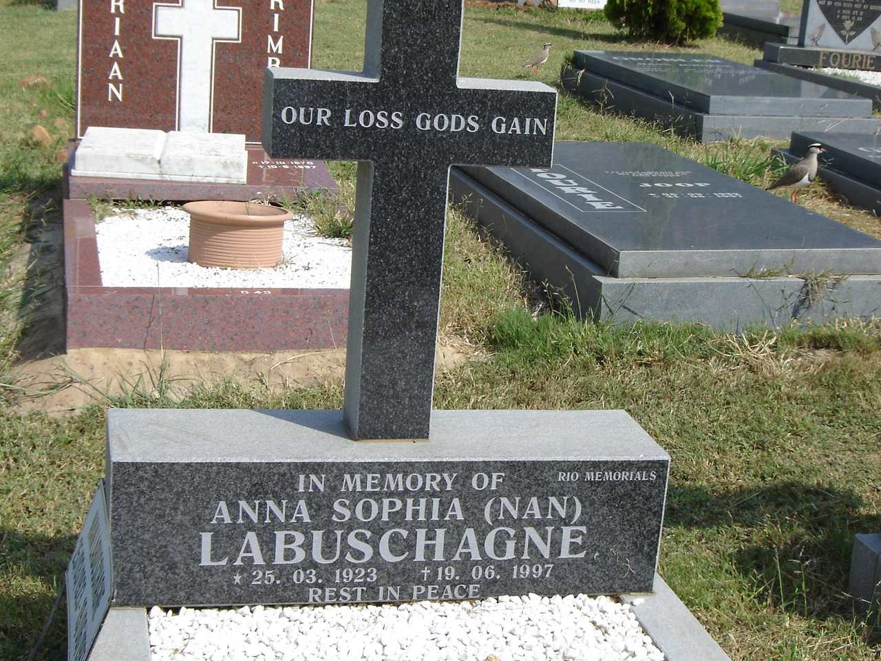 LABUSCHAGNE Anna Sophia 1923-1997