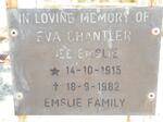 CHANTLER Eva nee EMSLIE 1915-1982