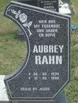 RAHN Aubrey 1934-1998