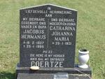 COERTZE Jacobus Hermanus 1927-1995 & Catharina Johanna Maria 1931-