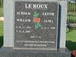 ROUX Schalk Willem, le 1922-2004 & A.M. 1928-
