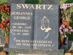 SWARTZ Johannes George 1939-2005