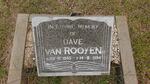 ROOYEN Dave, van 1945-1994