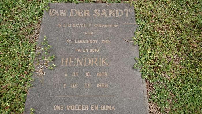 SANDT Hendrik, van der 1909-1989 & Anna 1910-1999