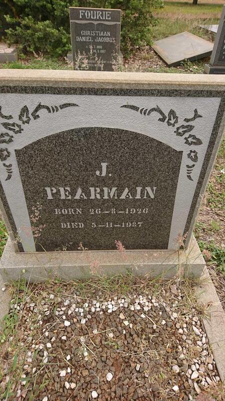 PEARMAIN J. 1926-1987