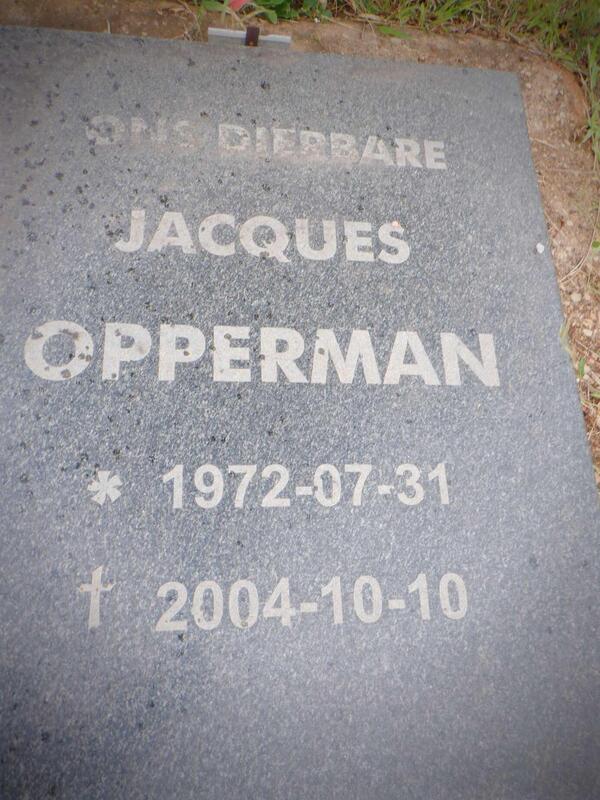 OPPERMAN Jacques 1972-2004