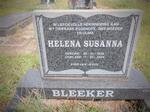BLEEKER Helena Susanna 1939-2004