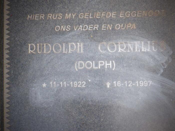 SANDERS Rudolph Cornelius 1922-1997 & Maria Magdalena 1925-2002