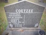 COETZEE Gert L. 1945-1998