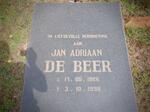 BEER Jan Adriaan, de 1926-1998