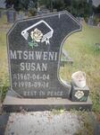 MTSHWENI Susan 1967-1998
