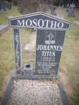 MOSOTHO Johannes Titus 1936-1999