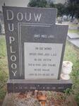 PLOOY Douw, du 1966-1997
